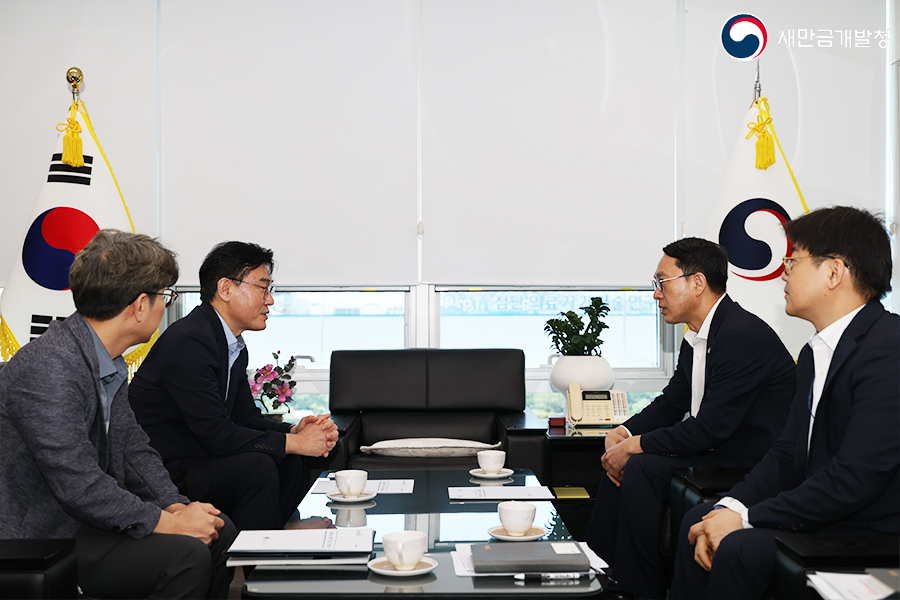 문성요 청장, 신임 군산&middot;익산시장과 첫 간담회(2026.07.29)